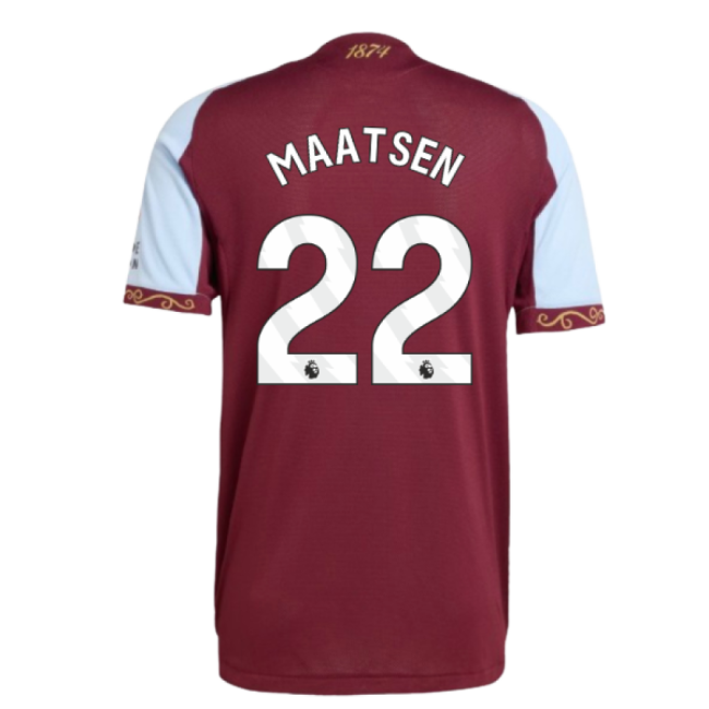 Player Issue 2025-2026 AVL Home Flexible Maatsen 22 Adults First-#781