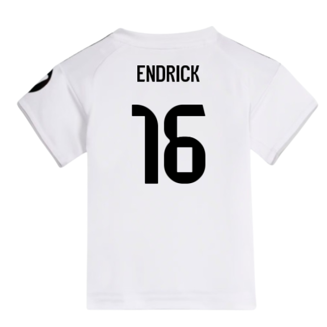 2025-2026 RM Home Football Shirt - Baby (Endrick 16) Quick Dry