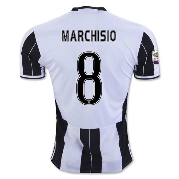 Juventus Home 2016-17 MARCHISIO 8 Soccer Jersey Shirt - Official