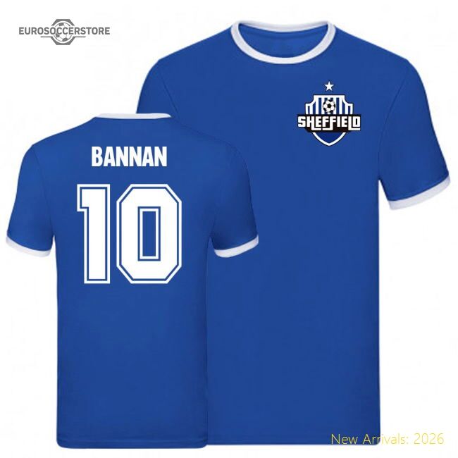 Exceptional Barry Bannan Sheffield Wednesday Ringer Tee (blue)