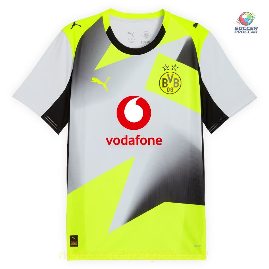 BVB Dortmund Away Children's Jersey Set Football Shirt 2025-2026 Season