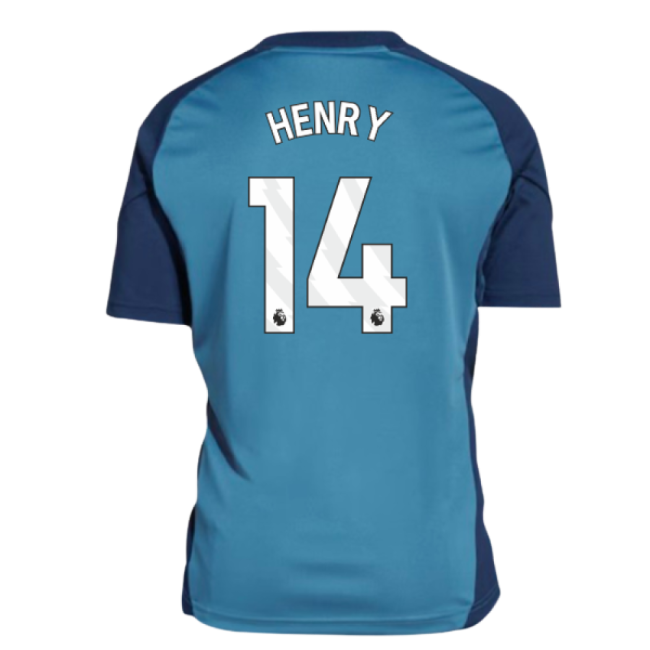 2025-2026 Arsenal Training Shirt (Blanch Blue) - Kids (Henry 14) (F...