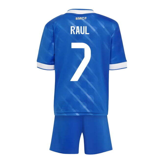 2025-2026 Genuina Camiseta Real Madrid Tercer - Juvenil Con Raul 7