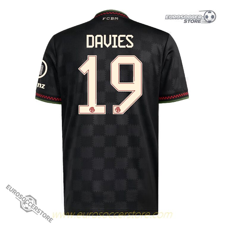 25-26 Bayern Munich Champions League DAVIES 19 Jersey