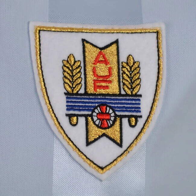 Uruguay 1986 World Cup Retro Football Shirt - Sky