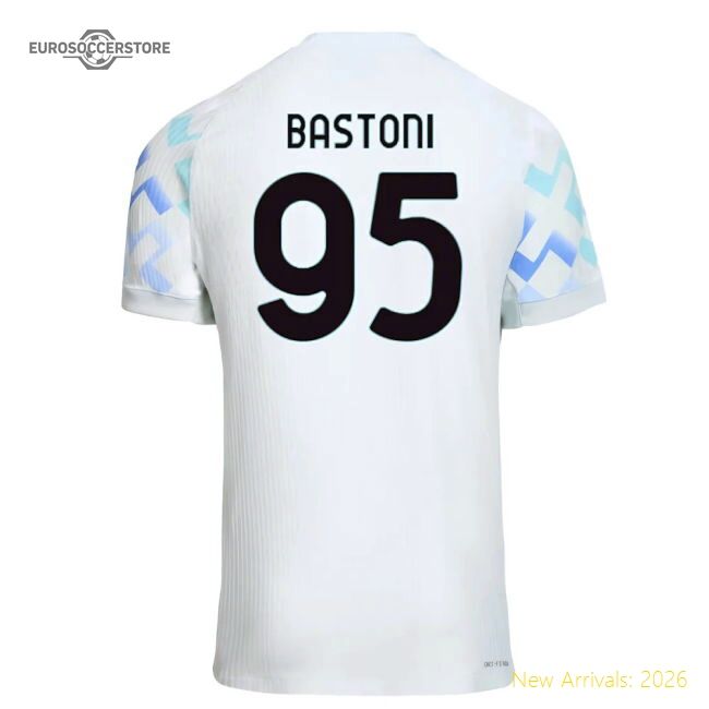 Authentic Inter Milan Away Bastoni Jersey 2025-2026 Comfortable