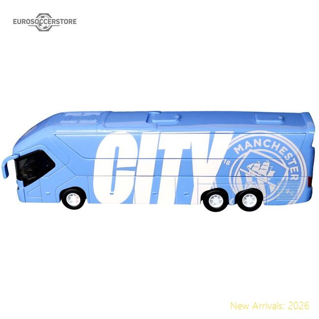 Premium Manchester City Fc Diecast Team Bus - Premium Quality