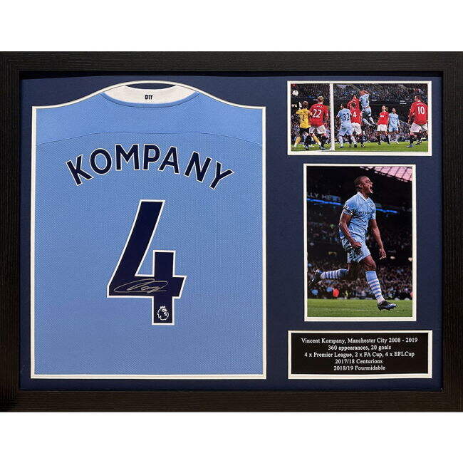 Player Issue Manchester City Limited Edition Discounted Framed Ad#230