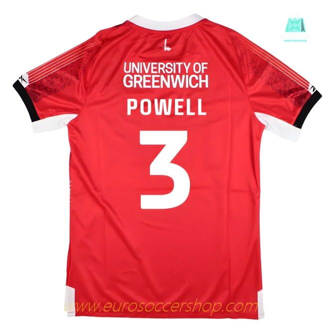2025-2026 Charlton Athletic Home Shirt - Kids (Powell 3)