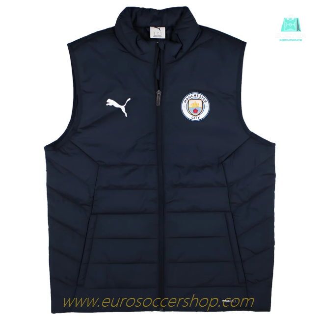 2025-2026 Man City Training Gilet (Deep Navy)