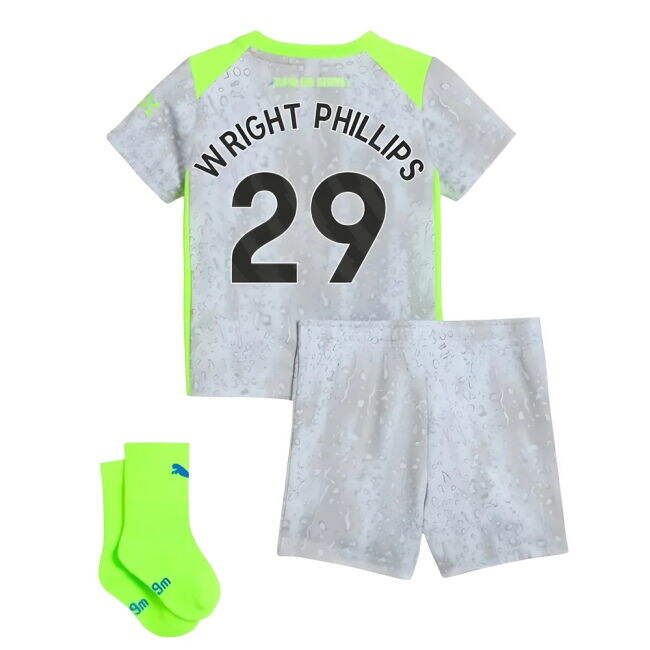2025-2026 Man City Third Baby Kit (Wright Phillips 29)