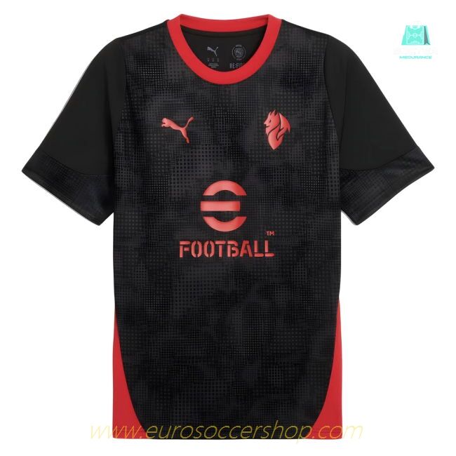 2025-2026 AC Milan Training Jersey (Black)