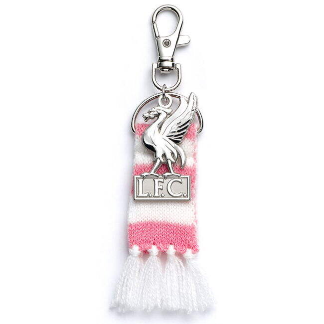 vintage Liverpool FC Pink Bar Scarf Bag Charm