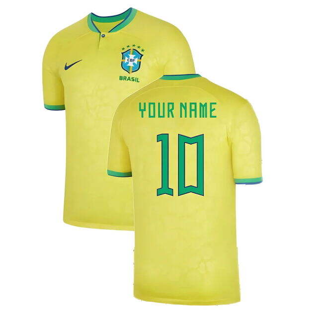 Pro Style Brazil Home Player Jersey 2022-2023