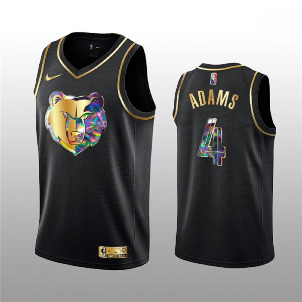 Budget-Friendly Men's Grizzlies #4 Steven Black Basketball Jersey