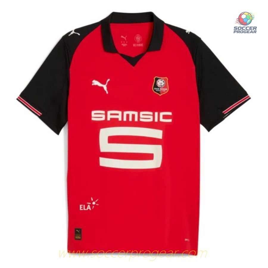 Stade Rennais Home Soccer Jersey Set Youth Team Jersey 2025-2026