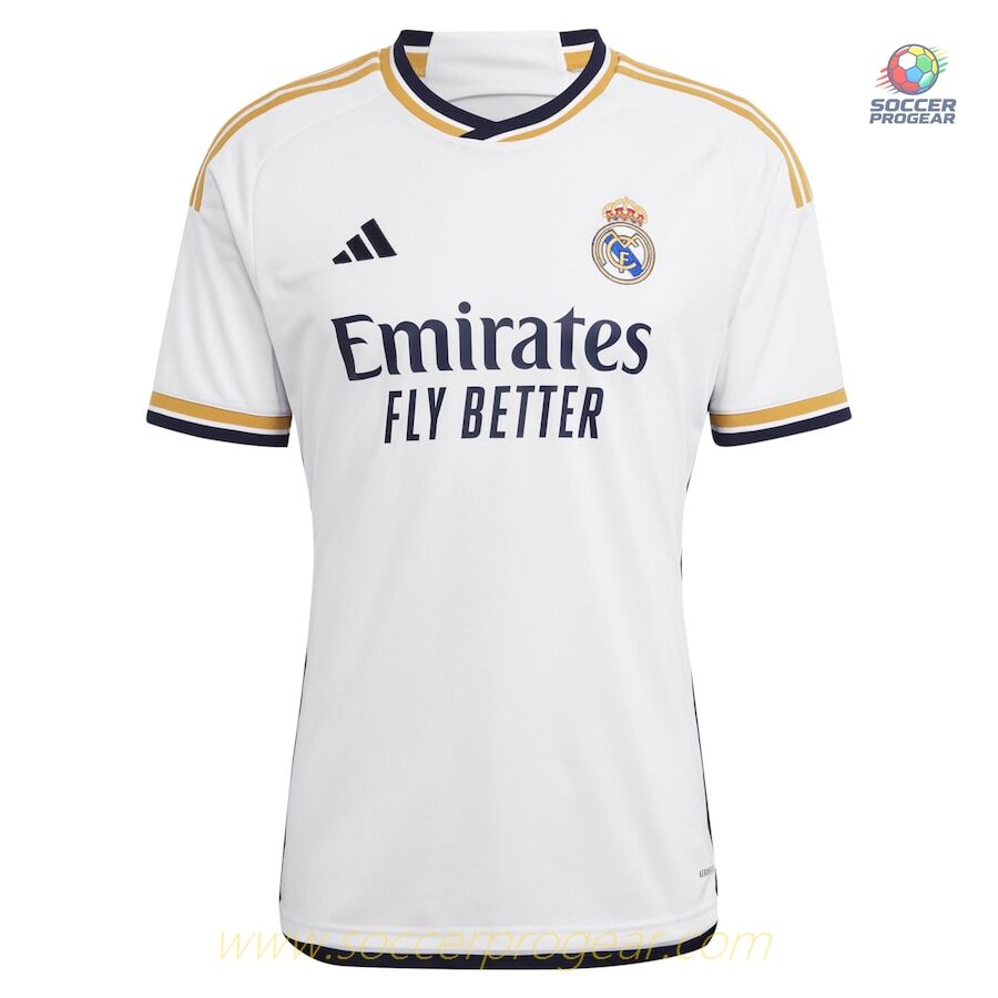 Real Madrid Home Kids Edition Football Kit Football Shirt 2023 2024