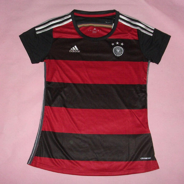 Match Quality Woman 2014 Germany Away Soccer Jersey Football Shirt