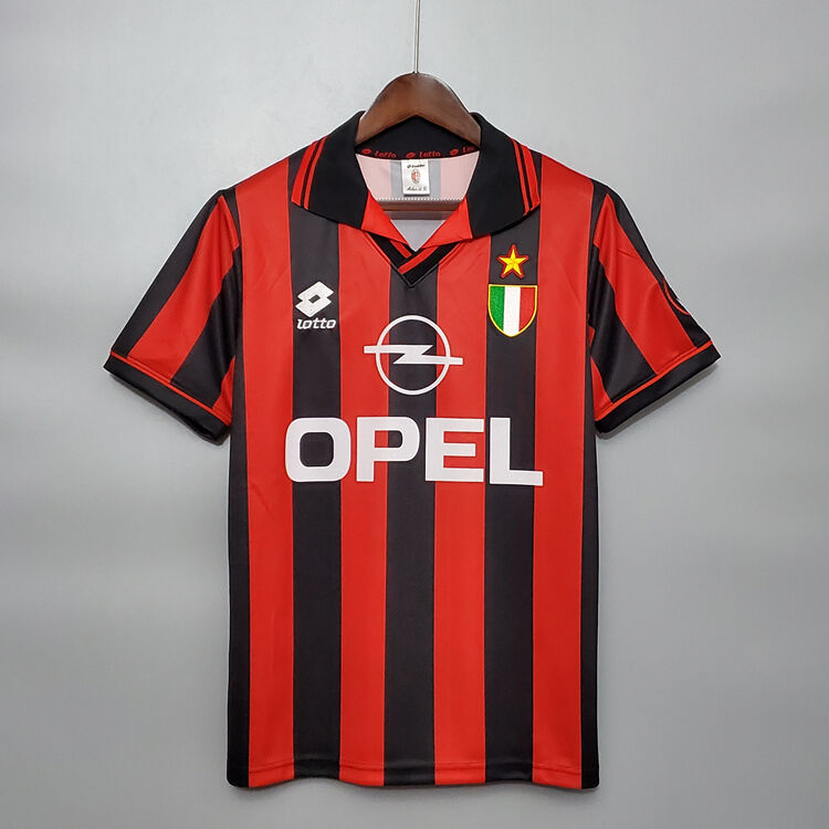 AC Milan 9697 Retro Football Shirt - Official Replica 9501