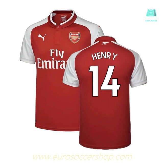 Arsenal 17/18 Home Football Shirt Adult Size XS ((Excellent) XS) (Henry 14)