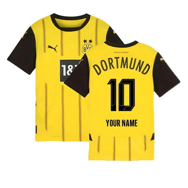 Borussia Dortmund 2025-2026 Home jersey - breathable and vintage