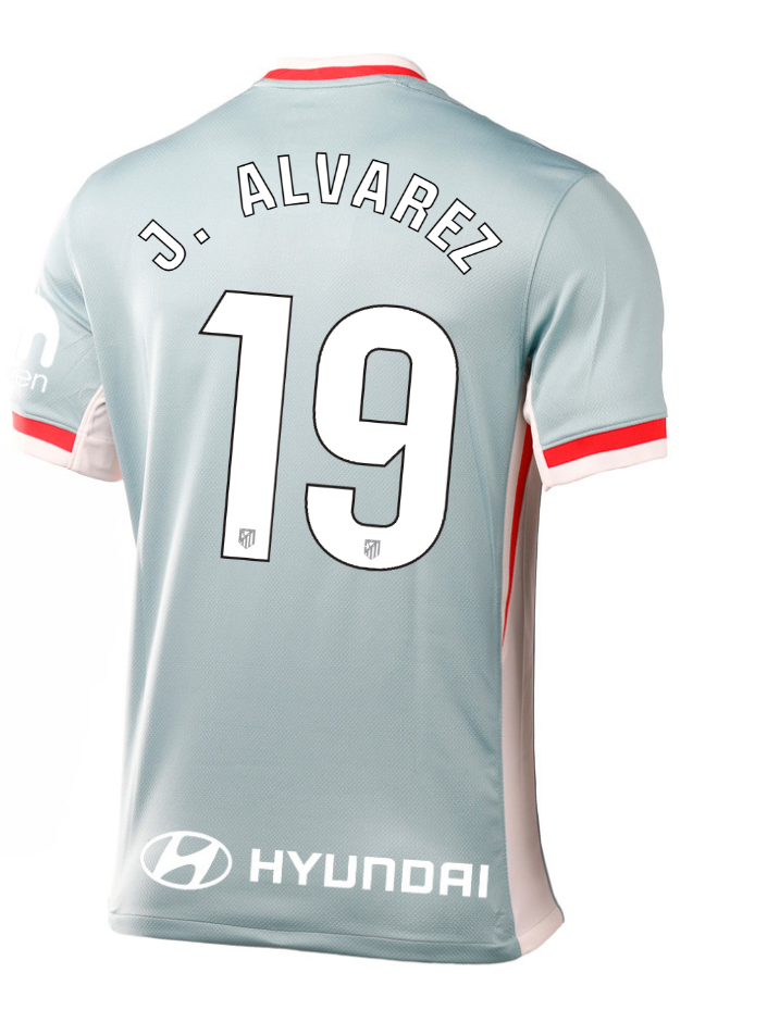 J. ALVAREZ's 24-25 Laliga Away Jersey for Atletico Madrid