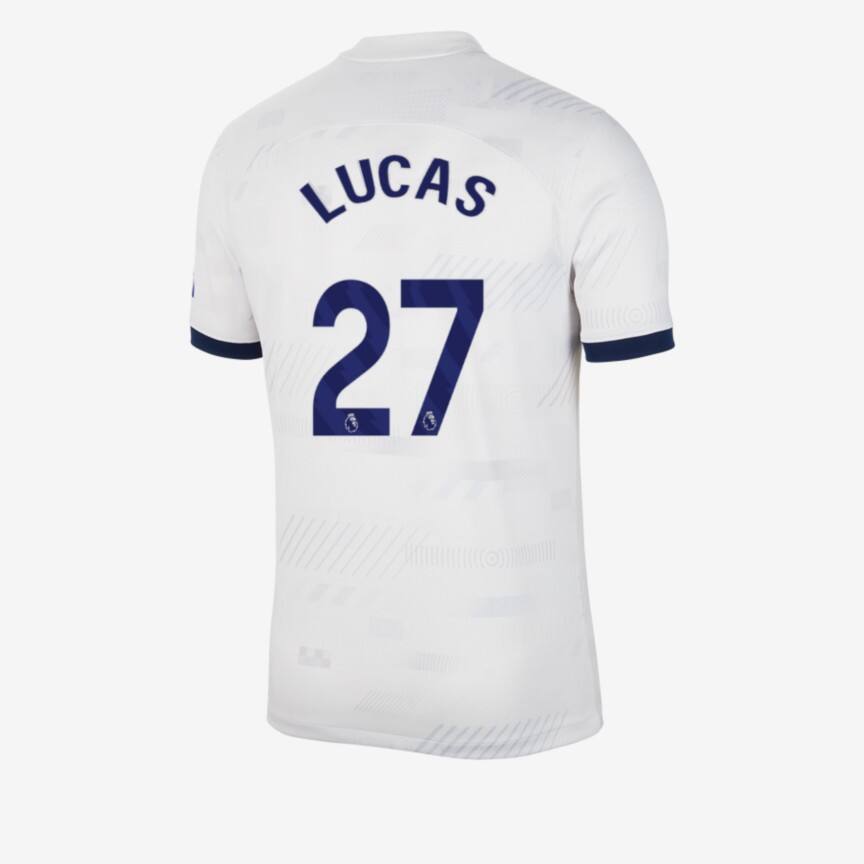 23-24 Season Tottenham Hotspur LUCAS 27 Home Football Jersey