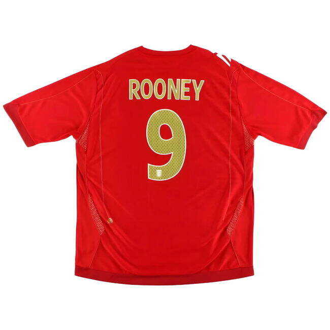 Light And Easy To Use England 2006-08 Away Shirt (Rooney #9) (XXL) (Excellent) Cute
