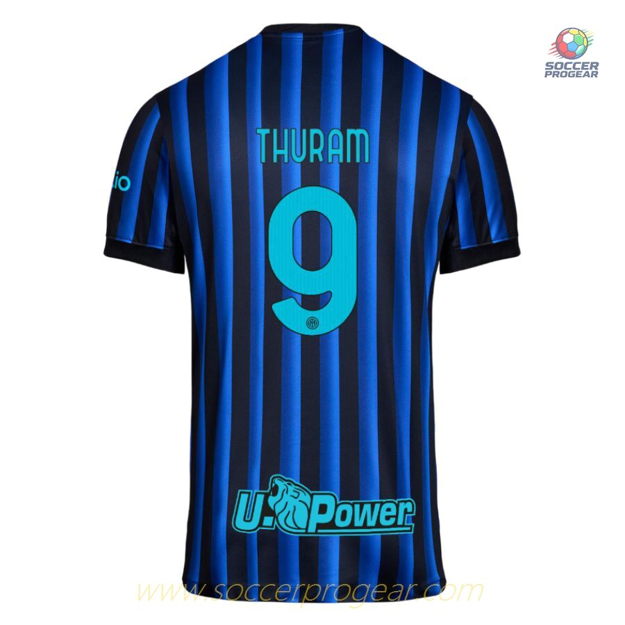 Inter Milan Home Soccer Team Shirt 2025/26 Collection Thuram