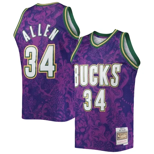 Ray Allen MIL Swingman Jersey - exclusive player-jersey sports