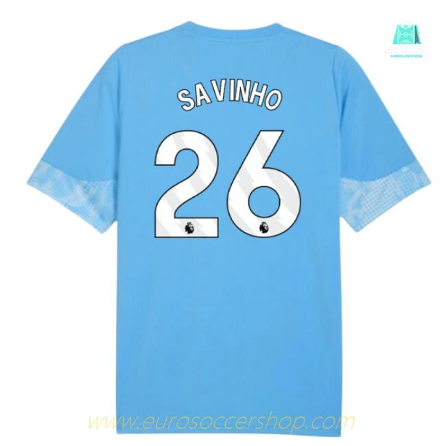 2025-2026 Man City Training Jersey (Light Blue) (Savinho 26)
