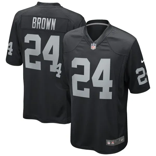 None Game NFL Jersey - Black | Elite Football Apparel | NFL Football