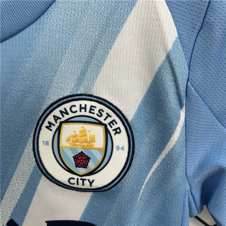 Kids Manchester City 2526 Home Kit ShirtShorts - Official Replica