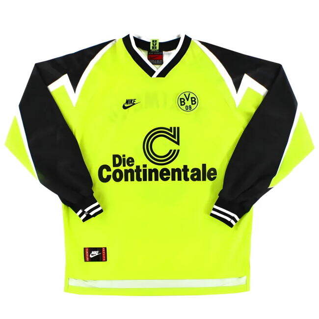 Borussia Dortmund 1995-96 Long Sleeve football Shirt (Men