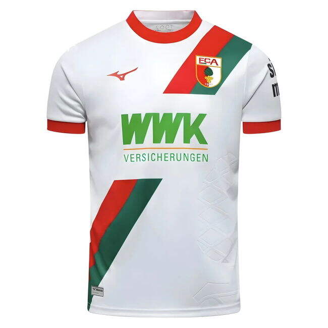 2025-2026 FC Augsburg Home - moisture-wicking elegant shirt v4.100