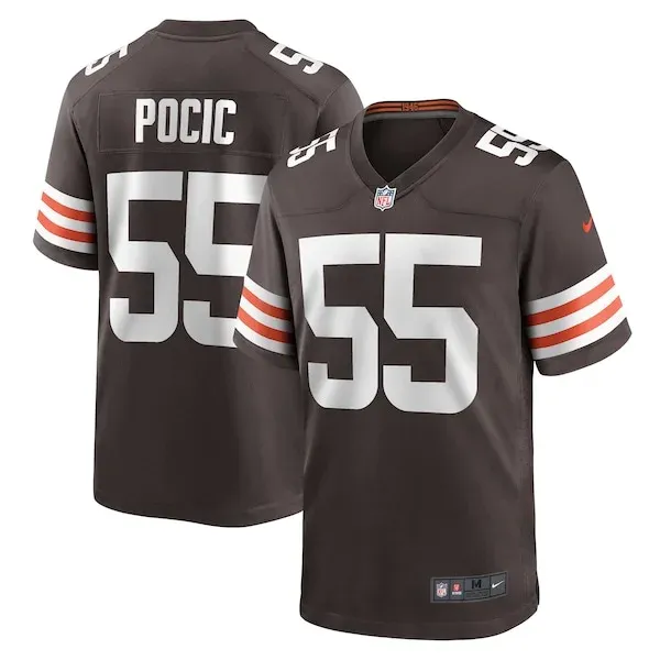Performance None Game Jersey - Premium Brown NFL Fan Jersey | Game ...