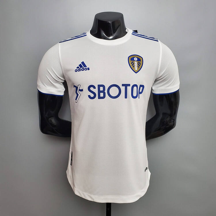 LEEDS UNITED FC 20-21 HOME WHITE SOCCER JERSEY FOOTBALL SHIRT PLAYER