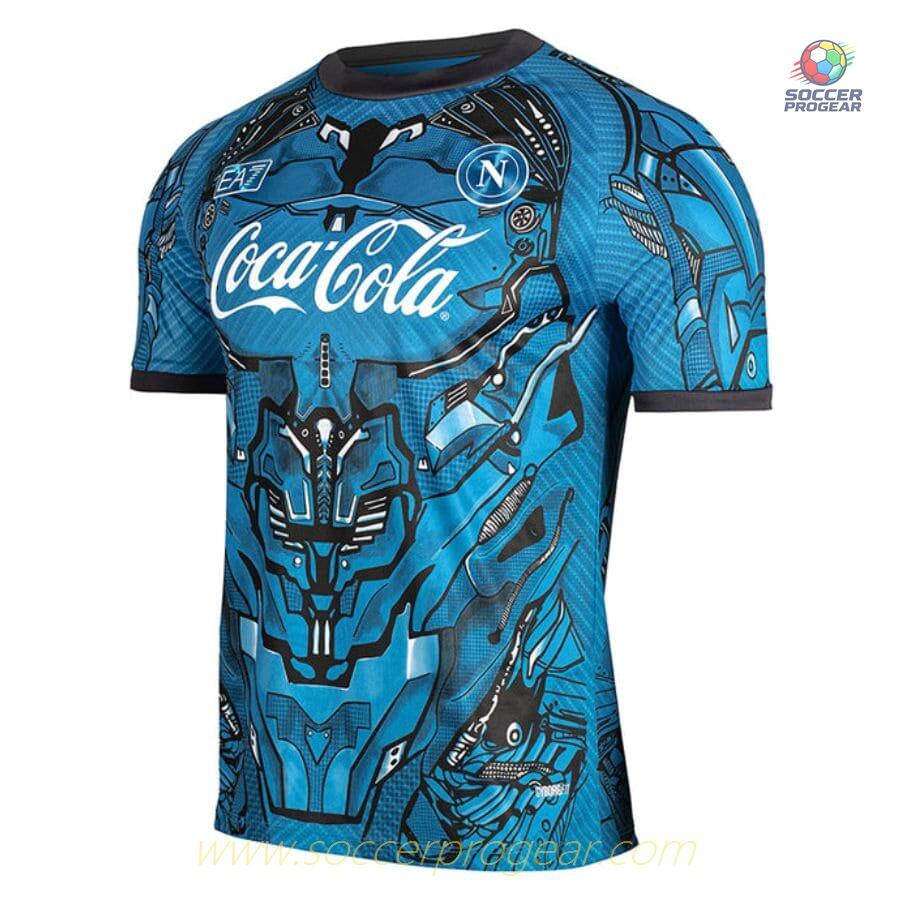 NAPLES Serie A JERSEY 2025-26 Edition TRAINING BLUE