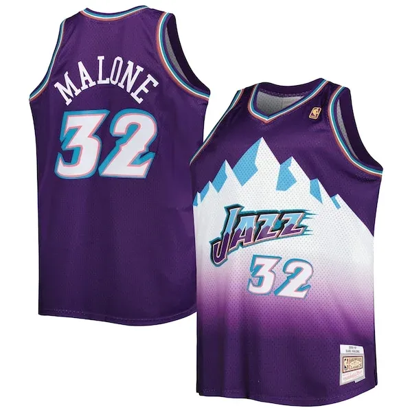 Karl Malone UTA Swingman Jersey - retro exclusive - White casual