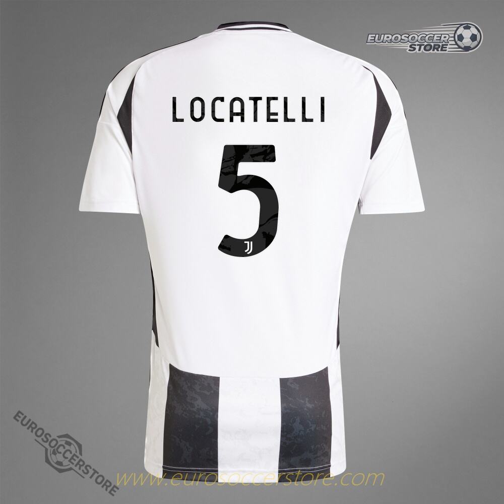Juventus 24-25 Season Home Jersey Featuring LOCATELLI #5