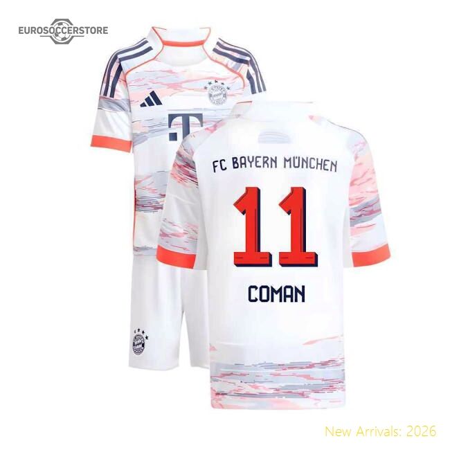Premium 2025-2026 Bayern Munich Away Mini Kit (coman 11)