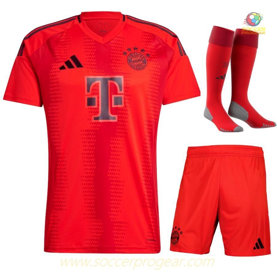 Soccer Football Shirt Soccer Uniform Youth Bayern Munich Home 2024/25 Collection