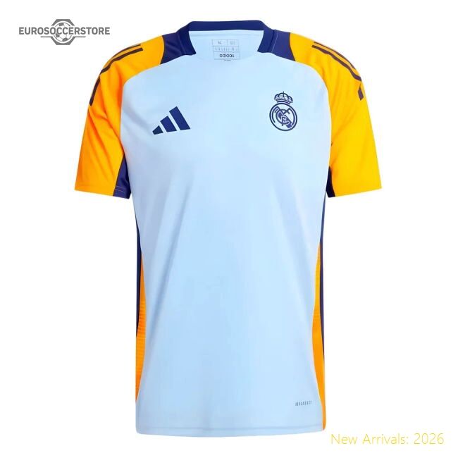 High-quality 2024-2025 Real Madrid Training Shirt (glow Blue)