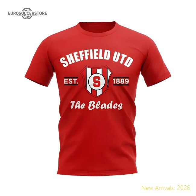 Official Sheffield United Established Football T-shirt (red)