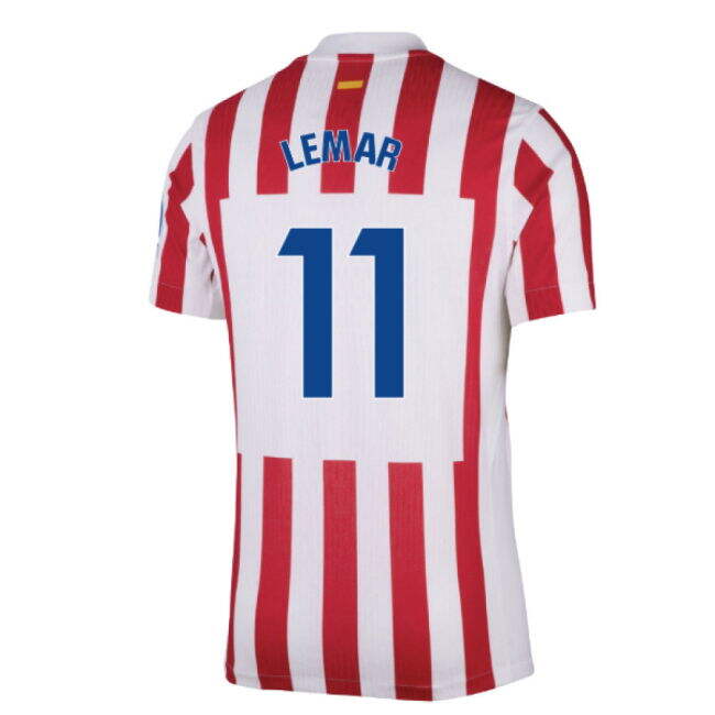Lemar 11 Latest Atletico Madrid Home Team Kit 2025-2026
