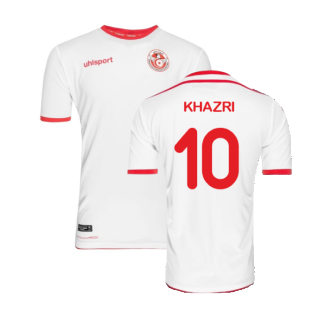 Tunisia 2018 Home Shirt ((Excellent) M) (Khazri 10)