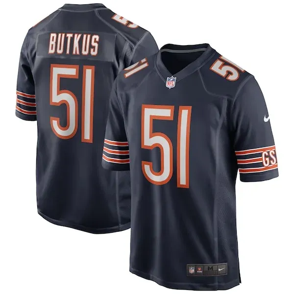 None Dick Butkus Game Jersey - Navy | NFL Player Jersey | NFL Football