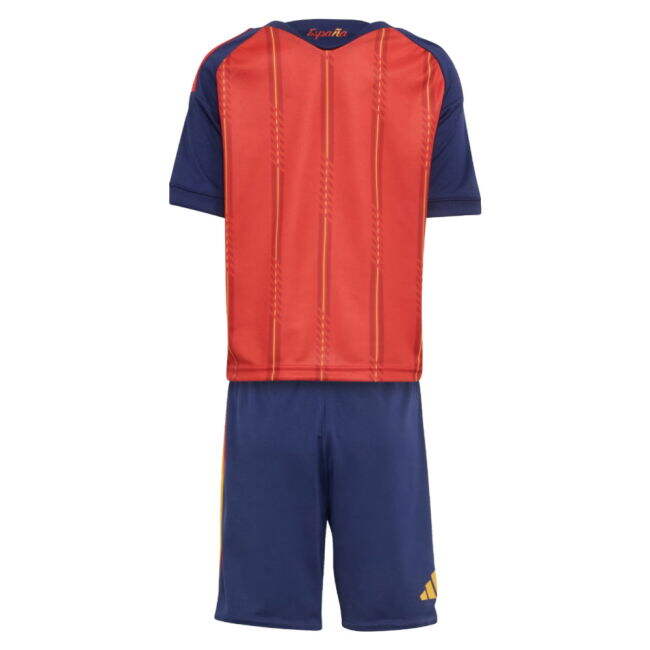 Retro Spain 2026-2027 Spain Home Little Kids Mini Kit for Match Day