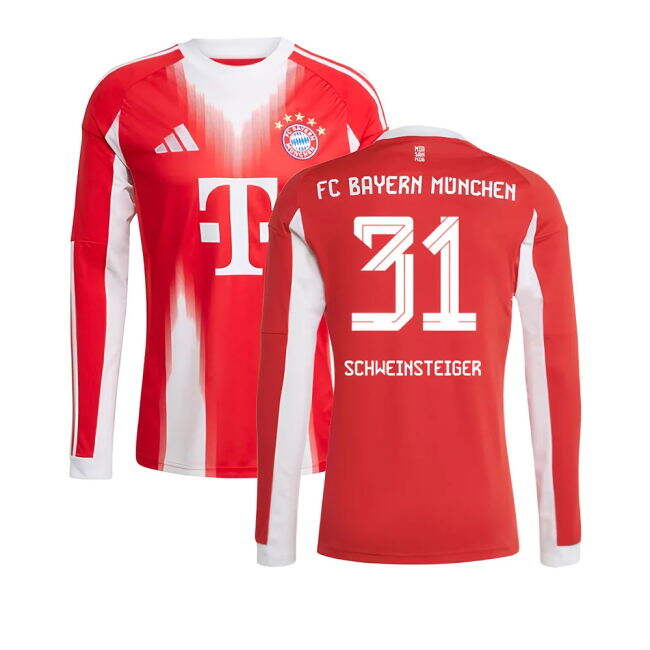High Quality Bayern Munich 2025-2026 Home Strip (1)