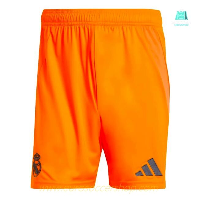 2024-2025 Real Madrid Away Shorts (Orange)